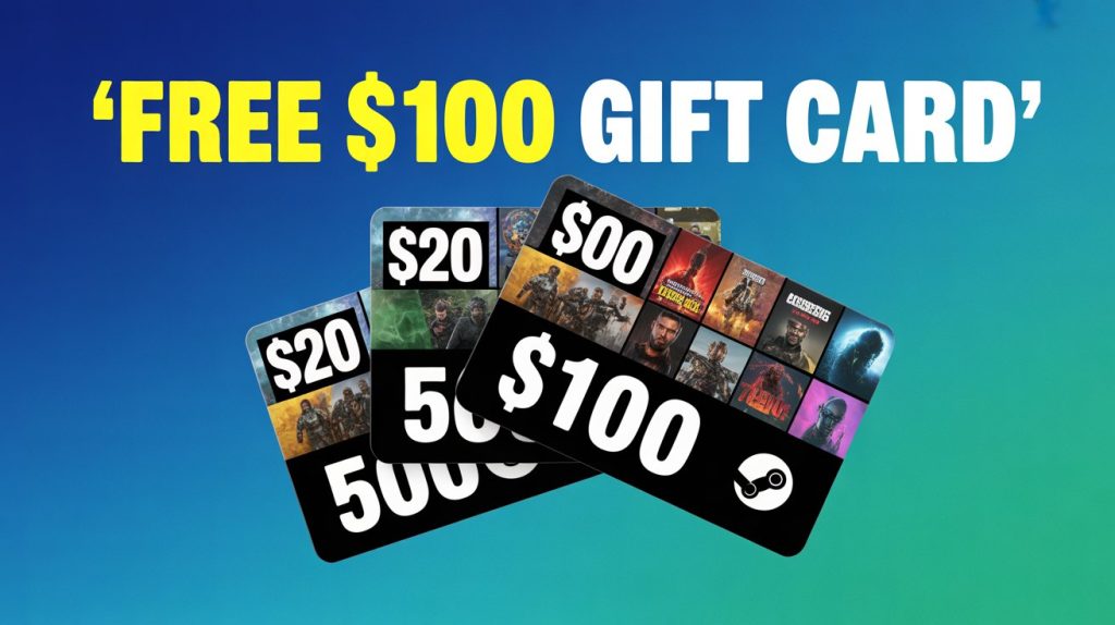 Free Steam Gift Cards 2025: 100% Working Methods You Can Trust